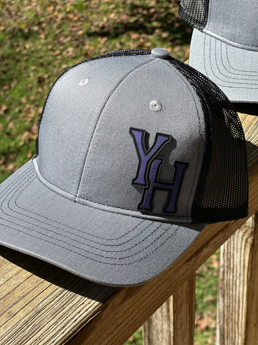 YH Logo Leather Patch Hat- Option 1