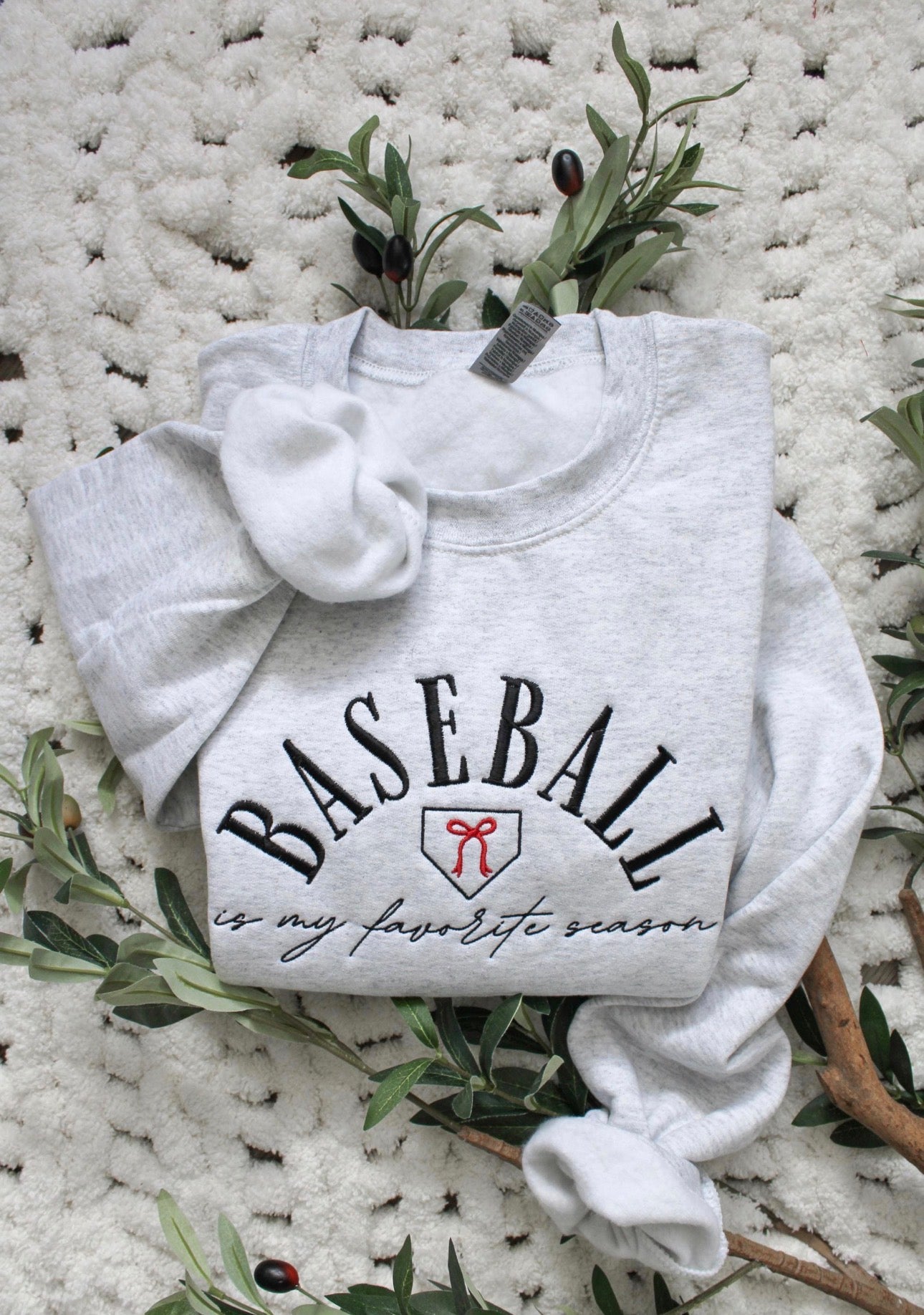 Baseball Favorite Season Embroidered Top