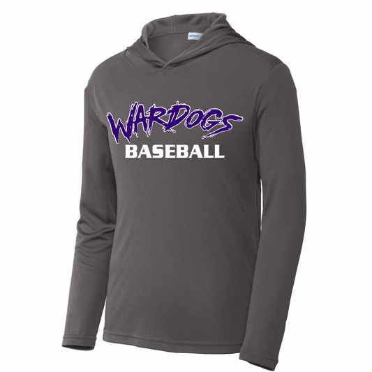 Wardogs Polyester Iron Grey Long Sleeve Pullover- Adult