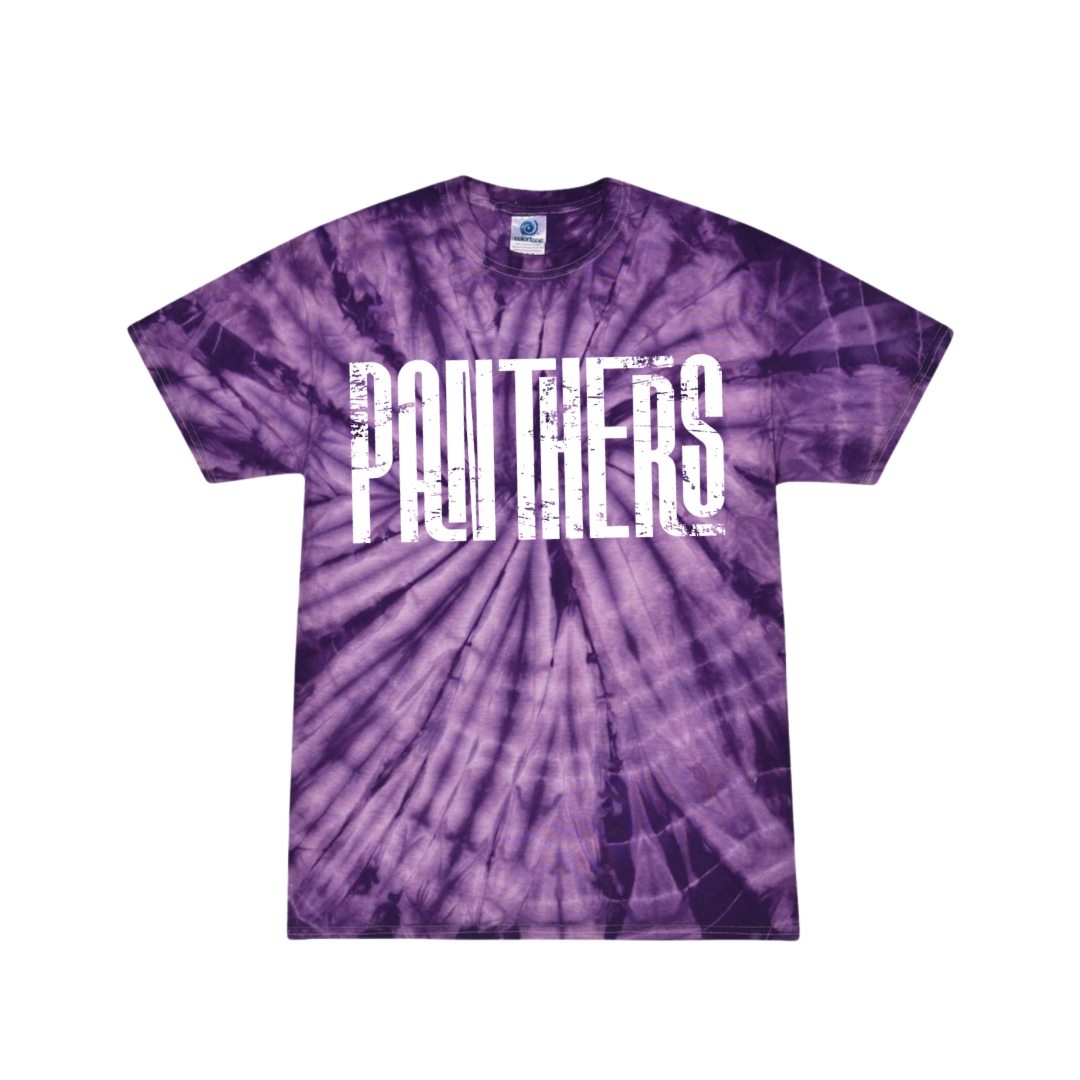 Retro Panthers Tie Dye Tee