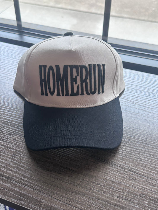 Homerun Hat- Black