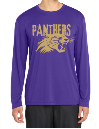 2026 Gold Distressed Panthers- Adult