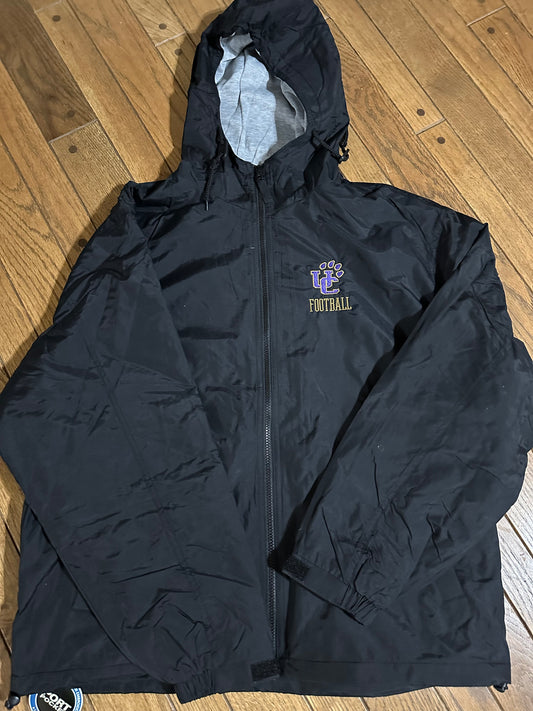 Black Team Jacket- UC Embroidered