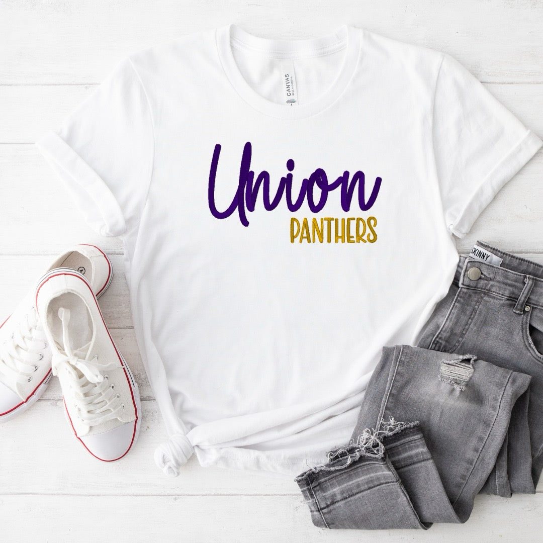 Union Panthers Embroidered Top