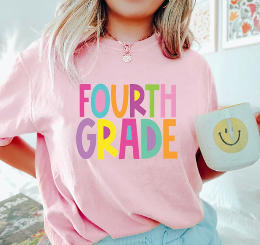 4th Grade Bright Letters-Adult