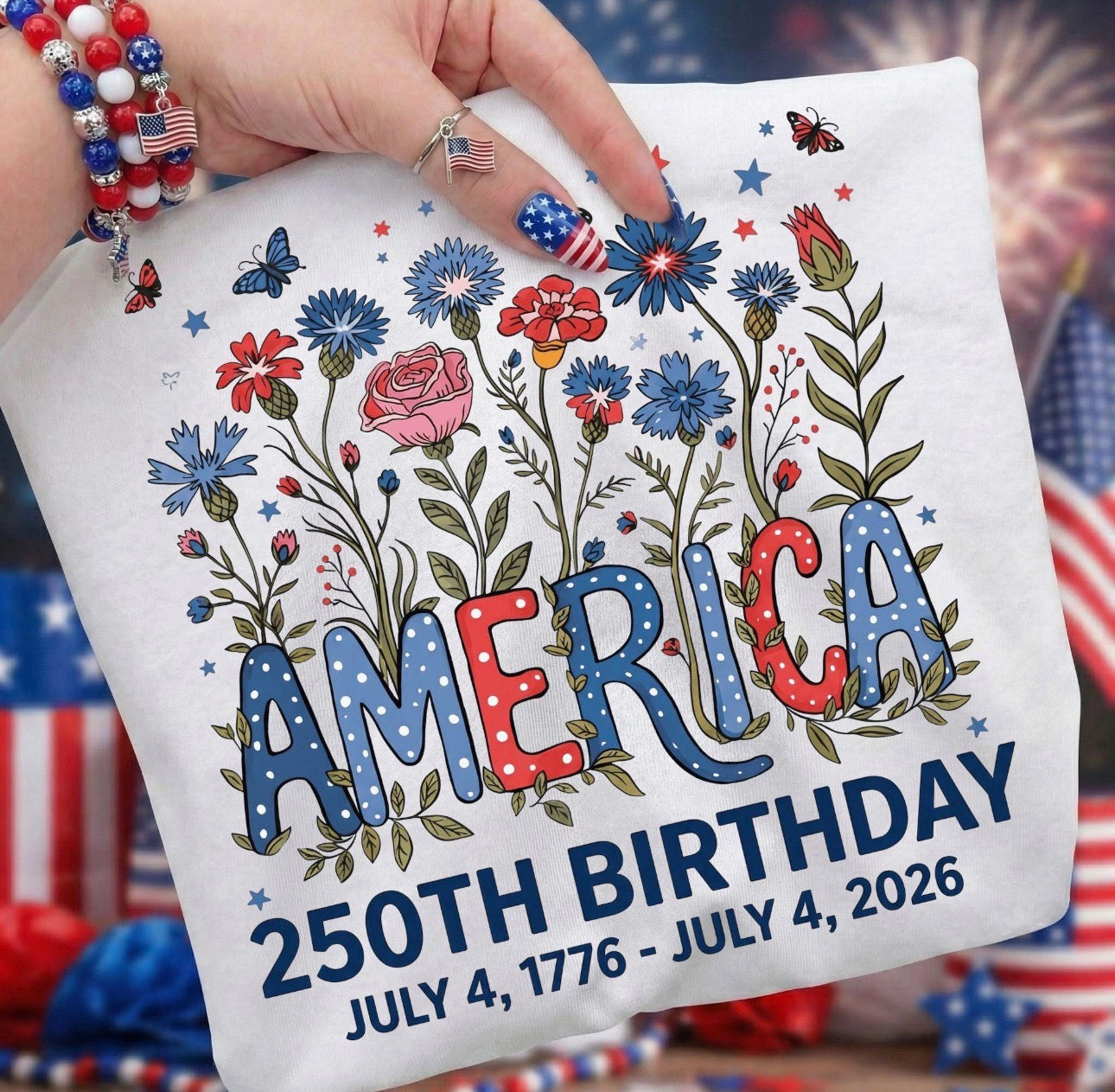 America 250 Floral- Youth