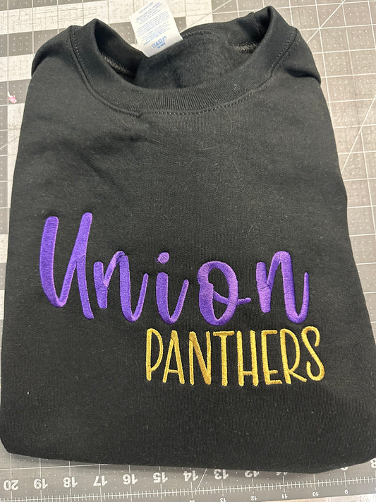 Union Panthers Embroidered Top