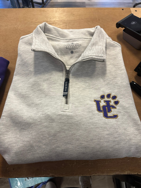 Charles River Oatmeal UC 1/4 Zip Pullover