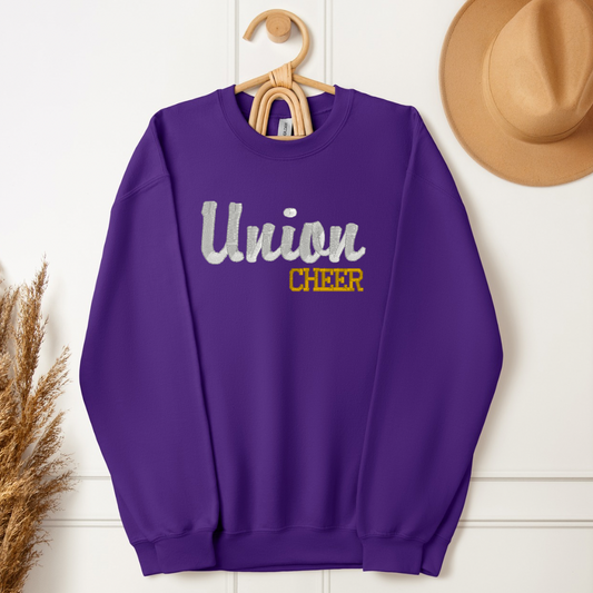 Union Cheer Embroidered Crewneck