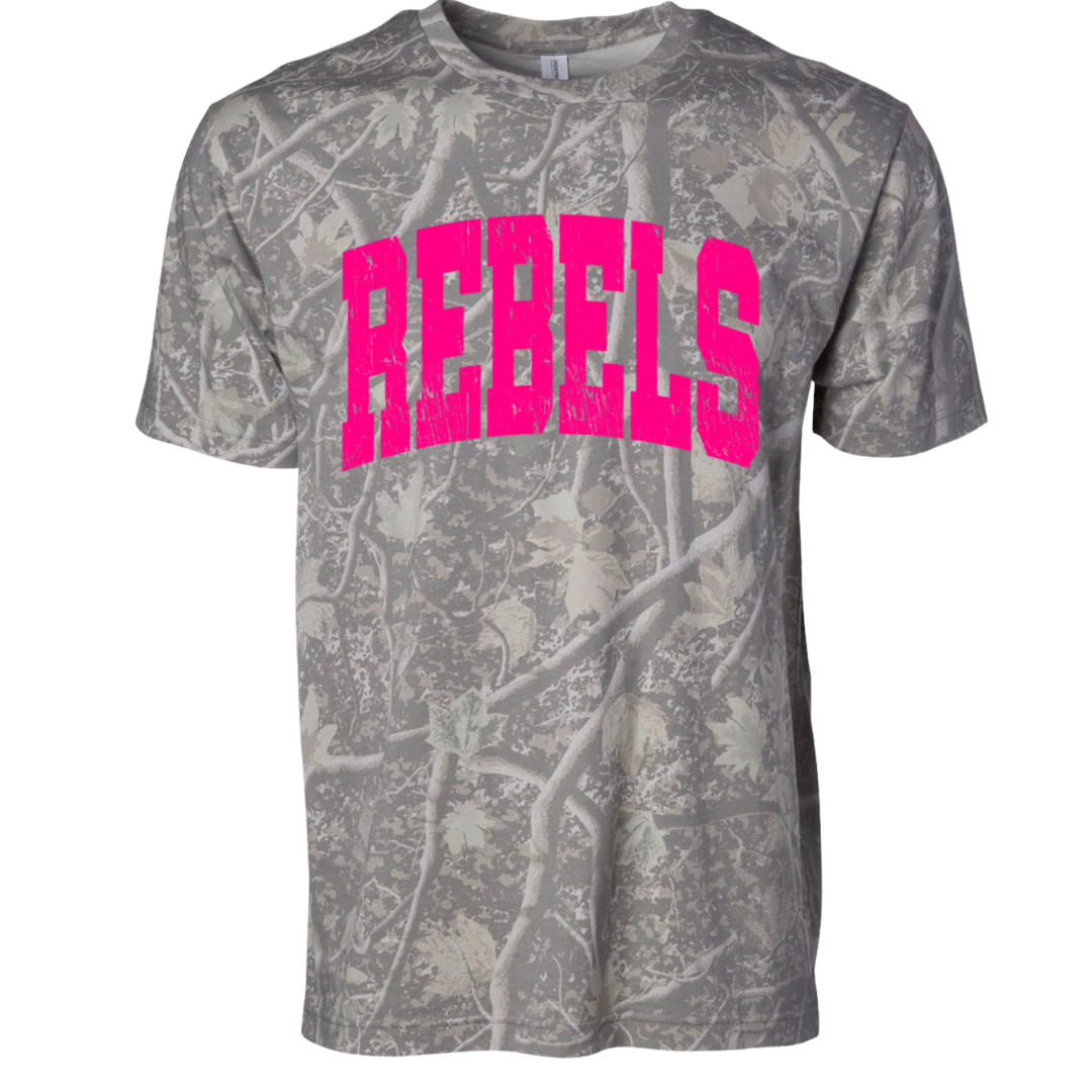 Pink Camo Custom Mascot