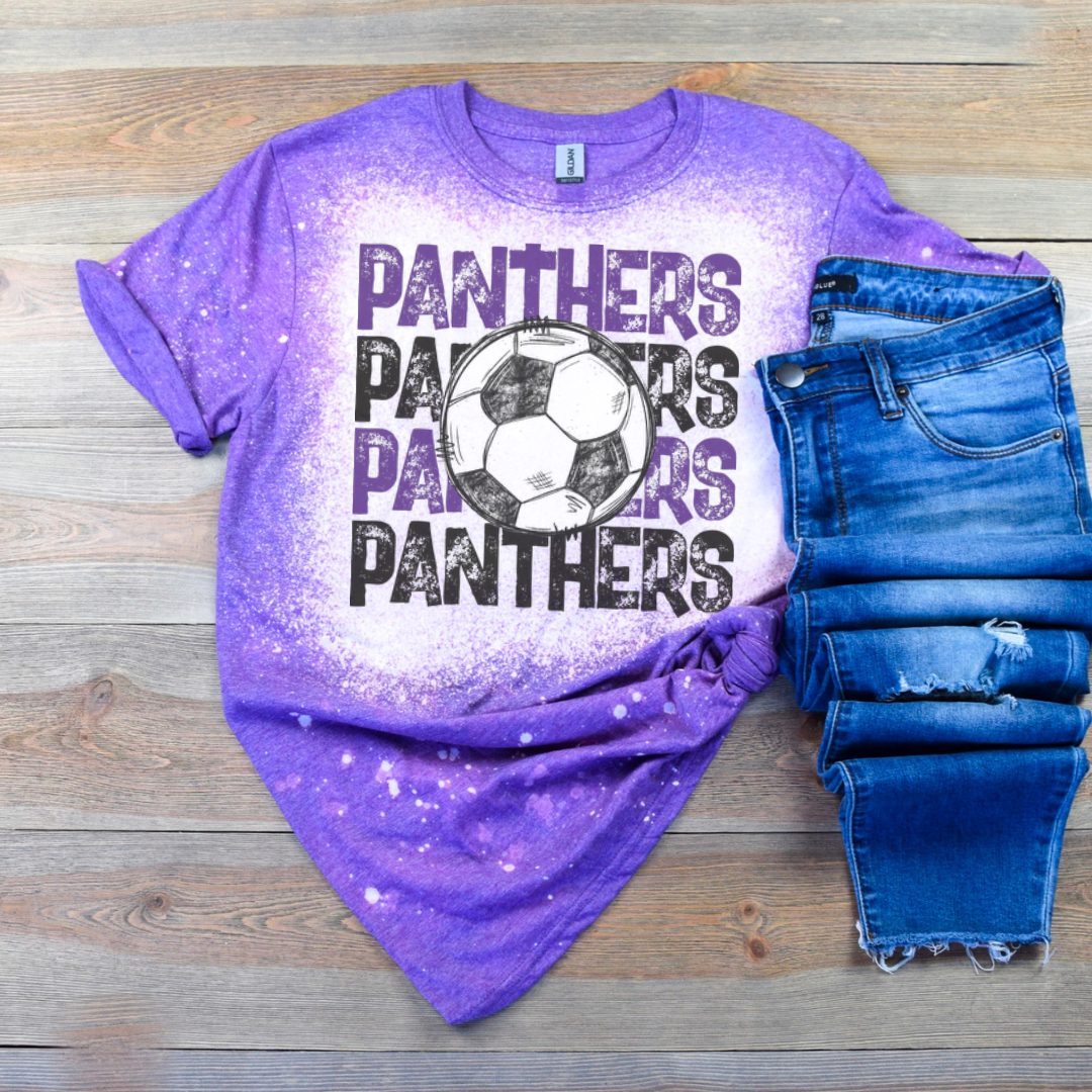 Bleached Panthers Soccer Shirt