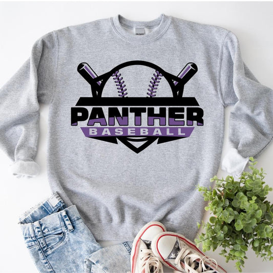 24 Panthers Baseball Purple/Black- Adult