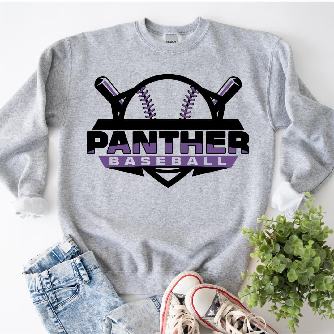 24 Panther Baseball Purple/Black- Youth