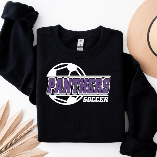 24 Panthers Soccer Purple/White- Adult