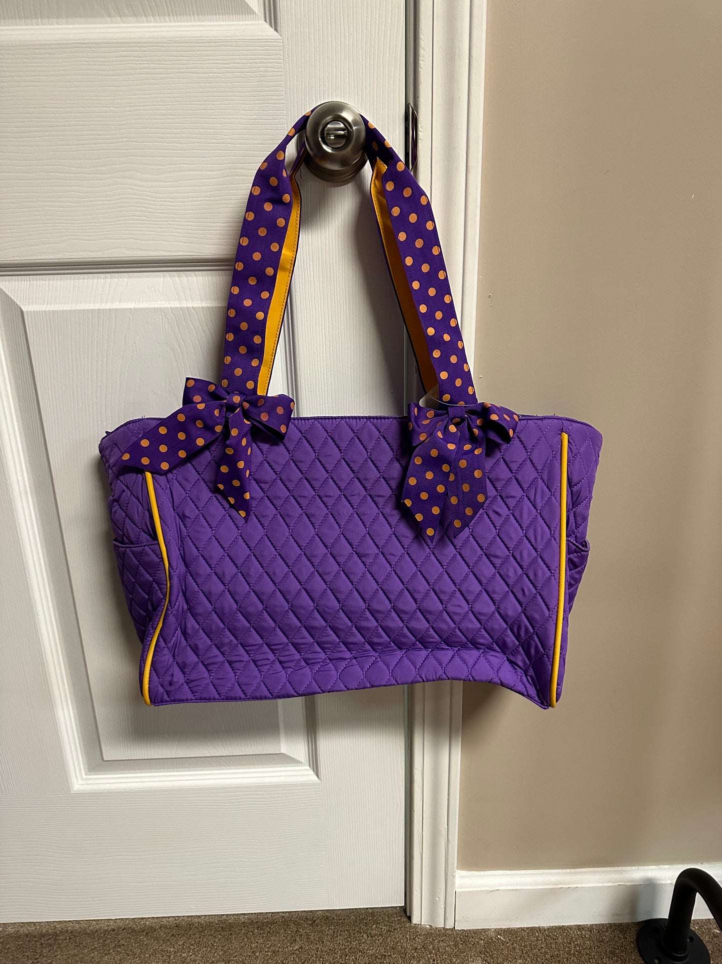 Purple Quilted Bag