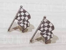 Racing Wooden Earrings