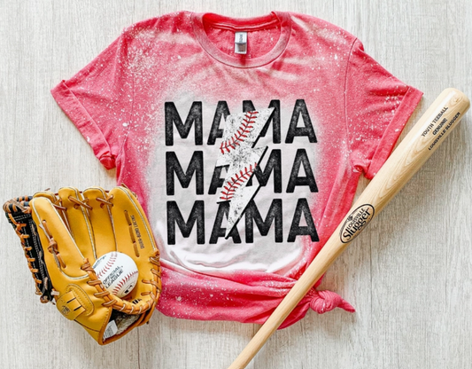 Bleached Baseball Mama Bolt