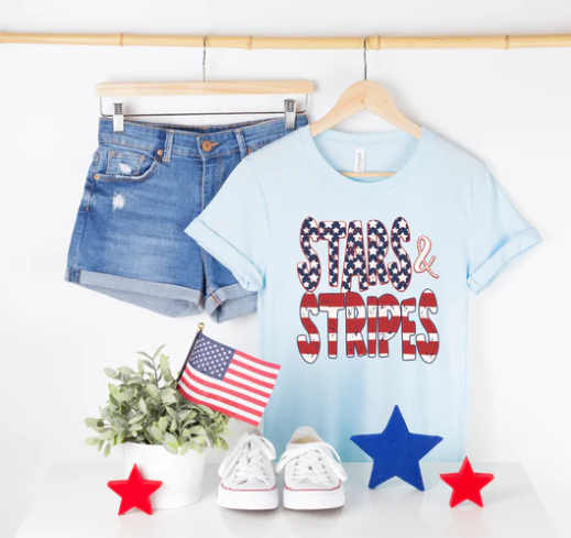 Stars and Stripes Patterned