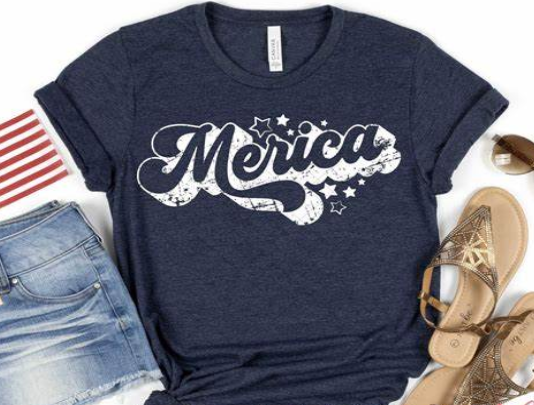 Merica Retro White