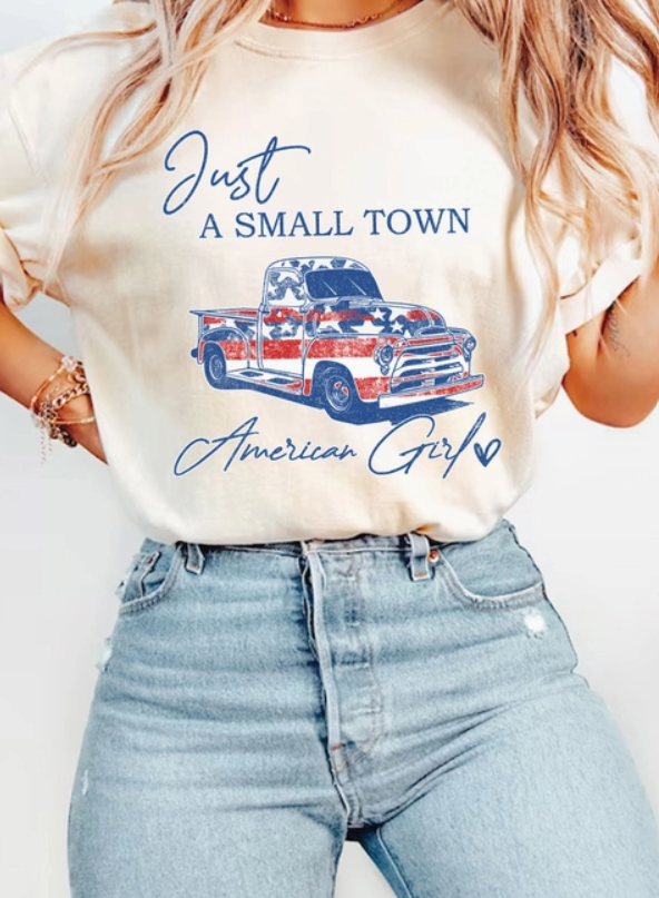 Small Town Girl Truck Graphic Tee