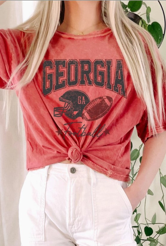 Red Football Crop Top