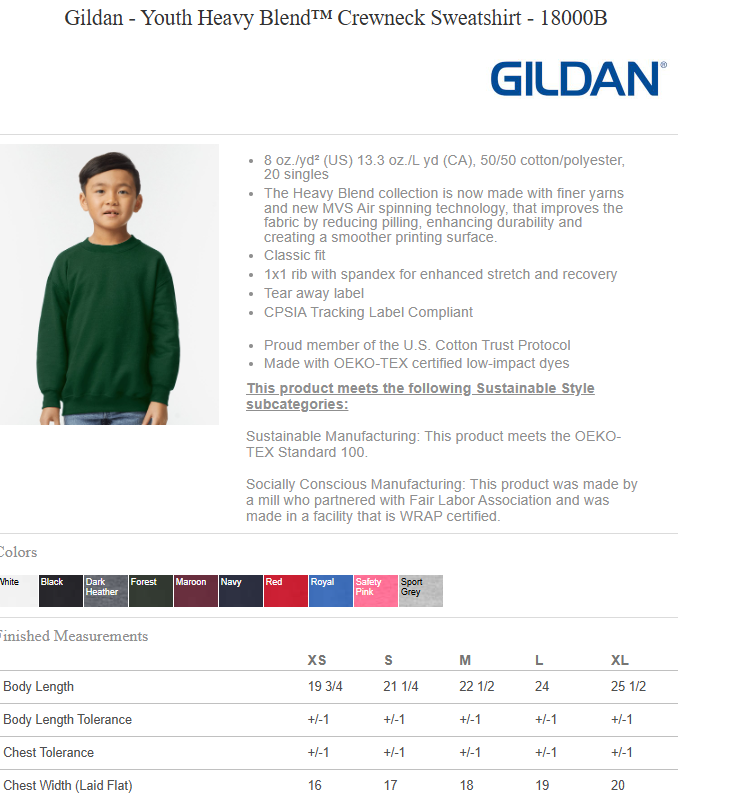 School Spirit Monochromatic Sweatshirt