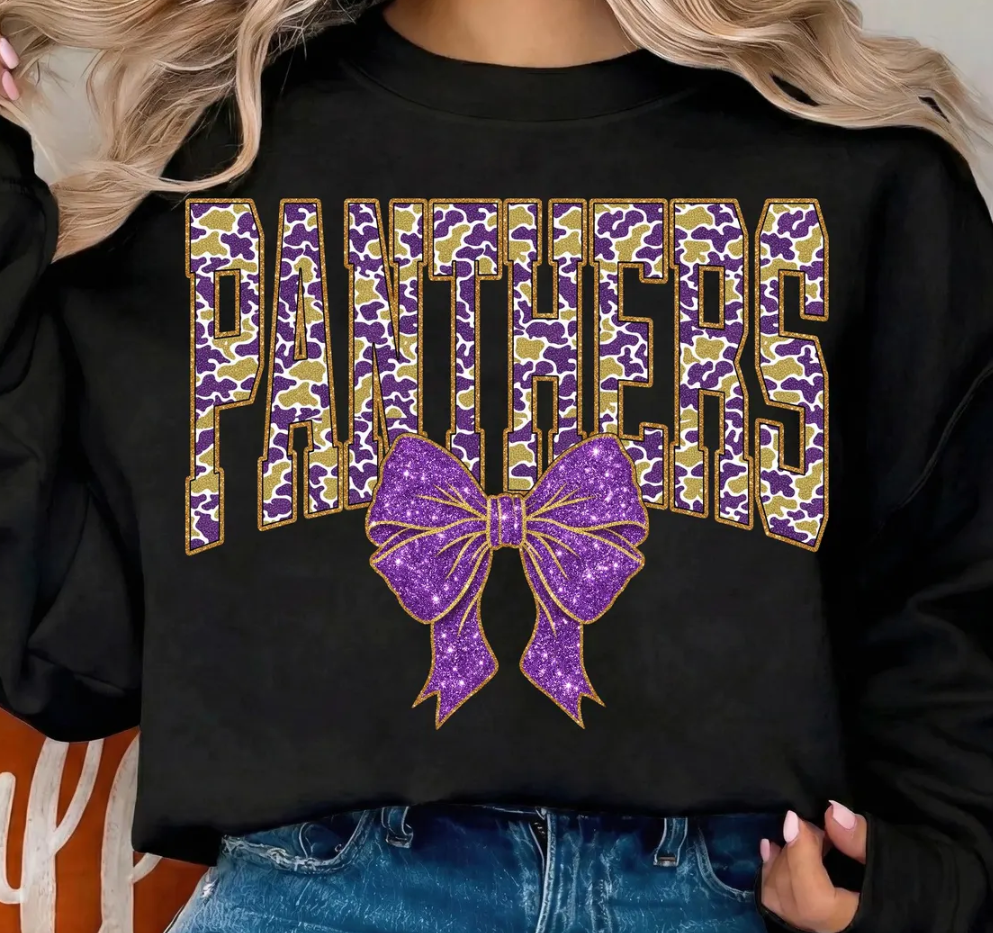 2026 Panthers Purple Camo- Adult