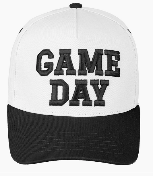 Black Puff Game Day Hat