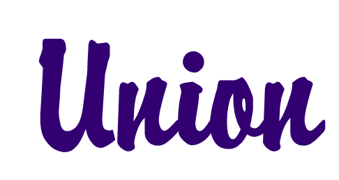 Union Script UV Sticker