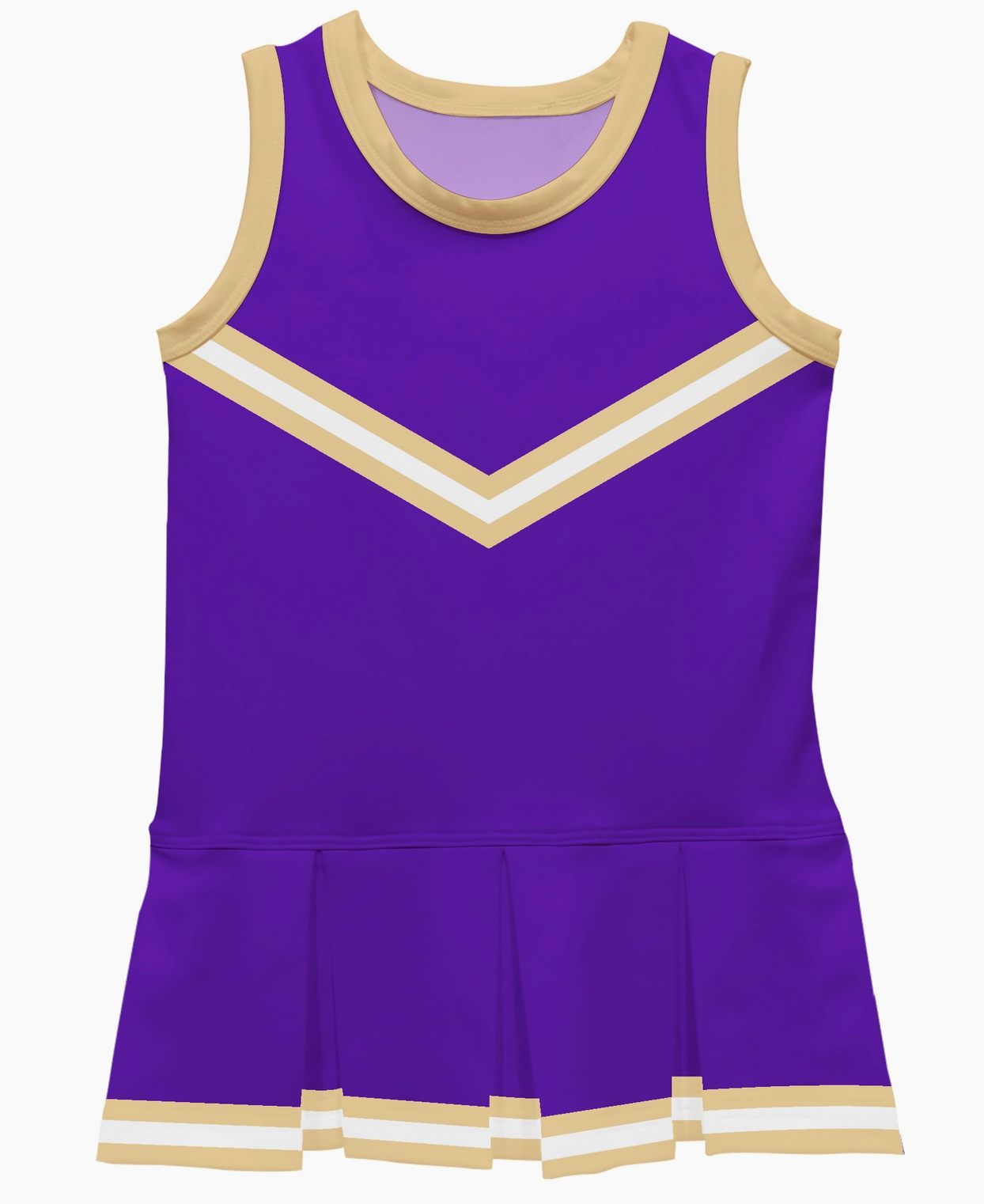 Purple/Gold Cheer Dress