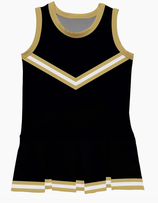 Gold and Black Cheer Dress