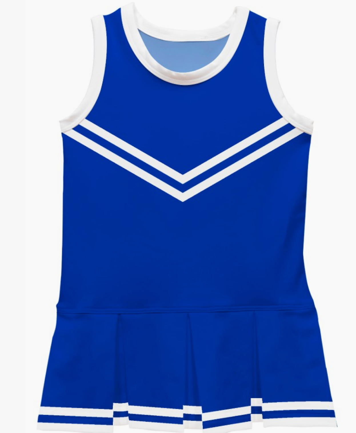 Royal and White Cheer Dress