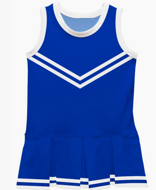 Royal and White Cheer Dress