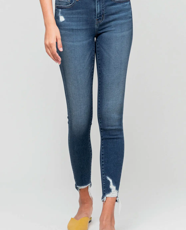 Vervet Mid Rise Ankle Skinny Jeans