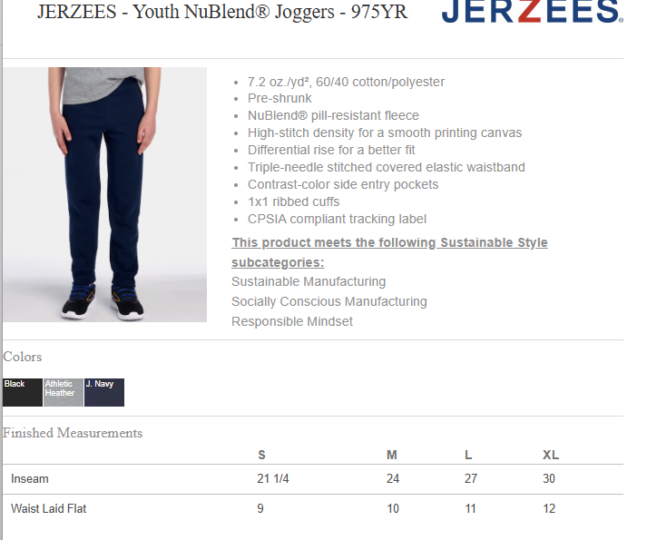 YH Unisex Joggers