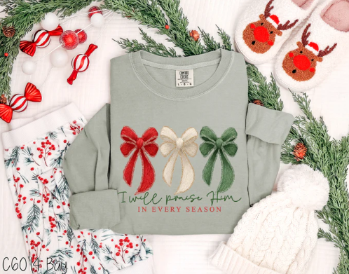 I Will Praise Him in Every Season