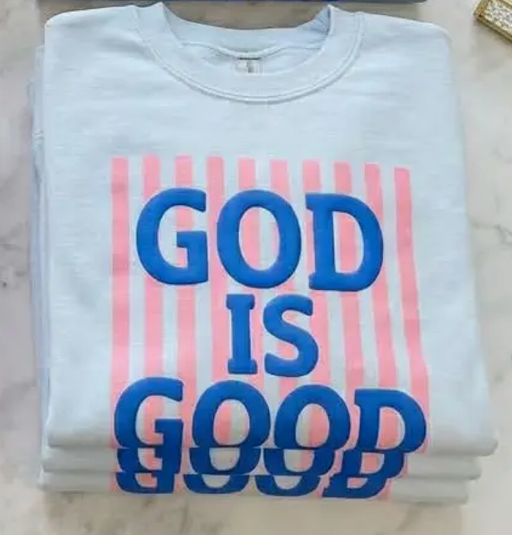 God is Good Puff CC Tee