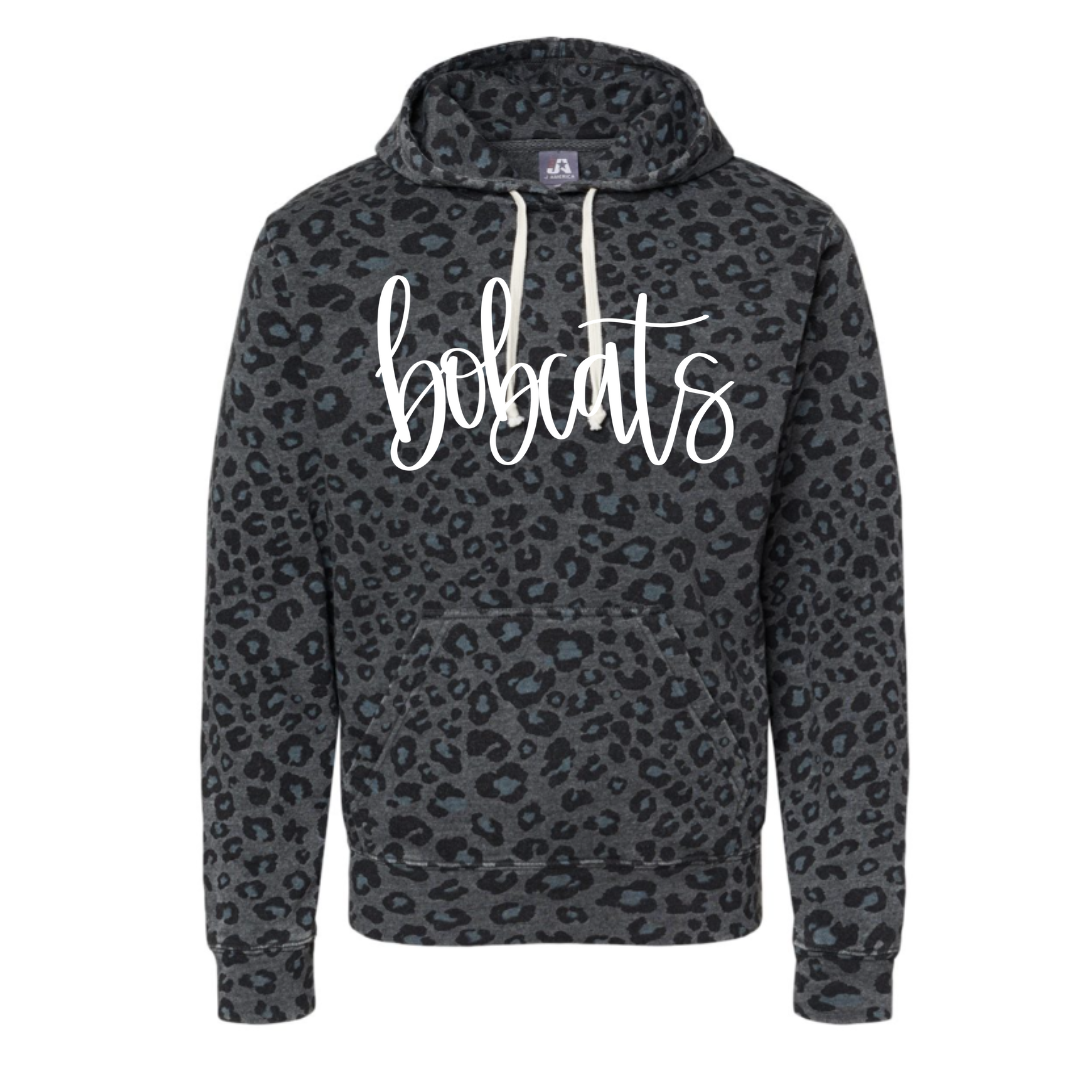 Mascot Black Leopard Hooded Sweatshirt