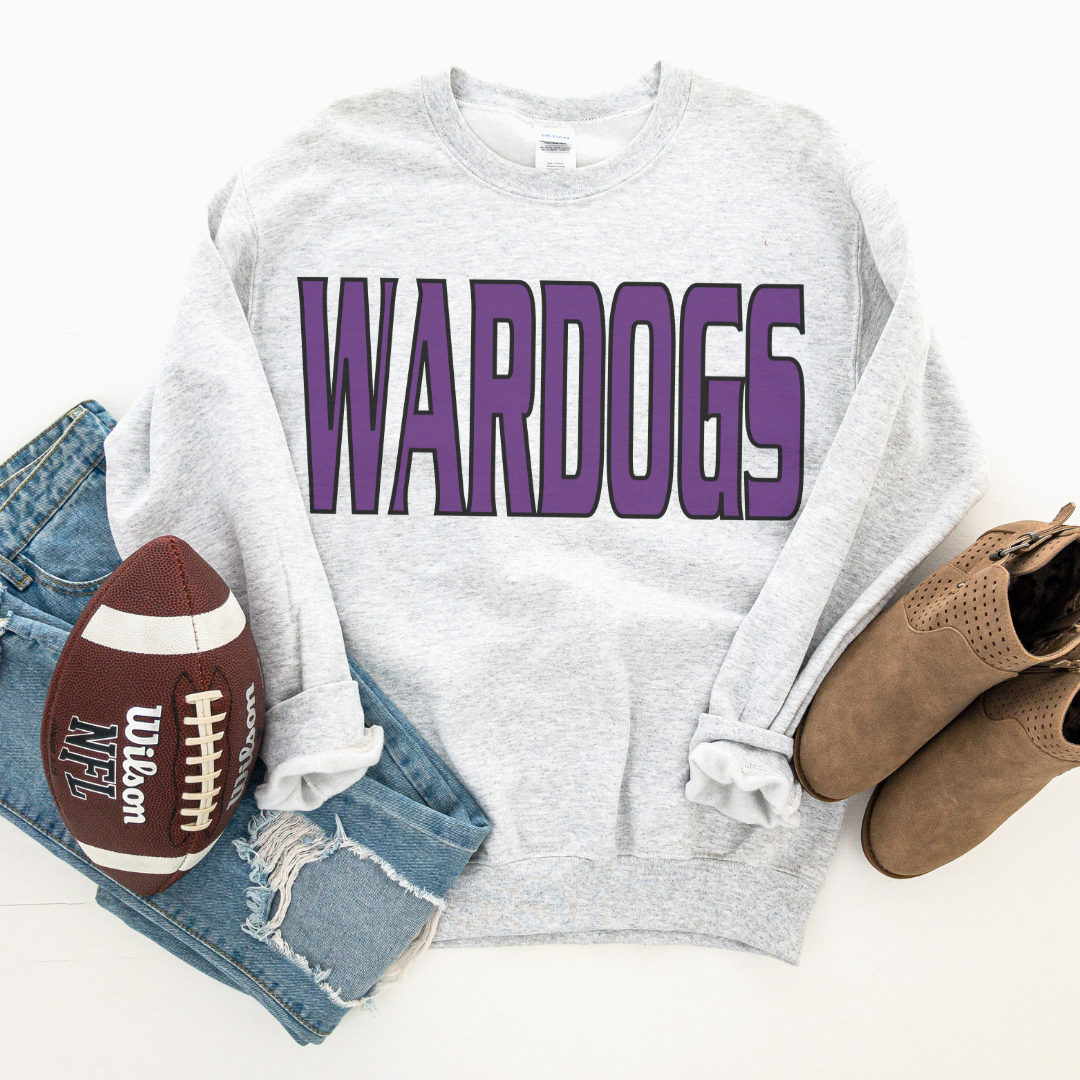 White Mascot Sub Crewneck