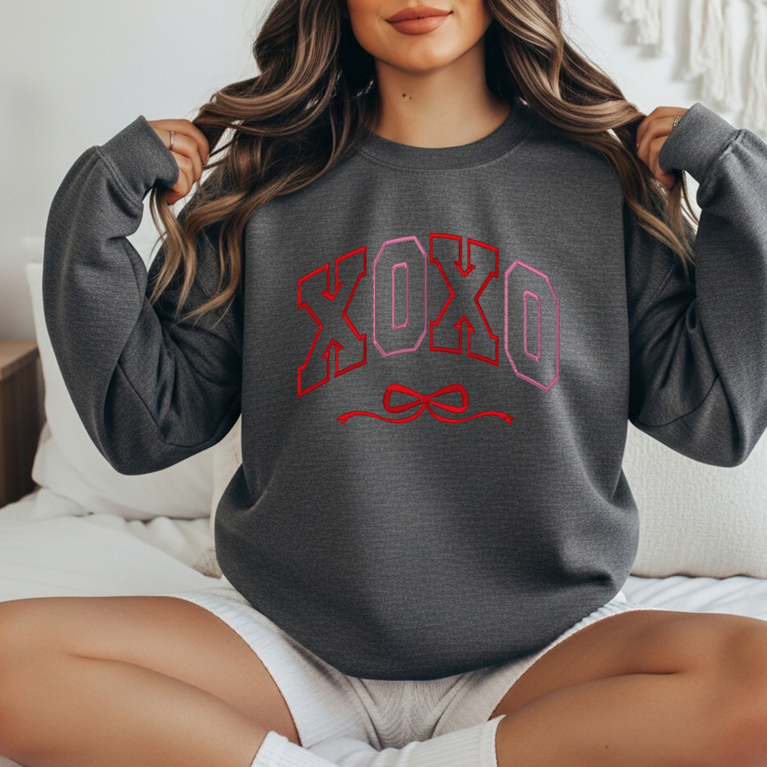 XOXO Embroidered Sweatshirt