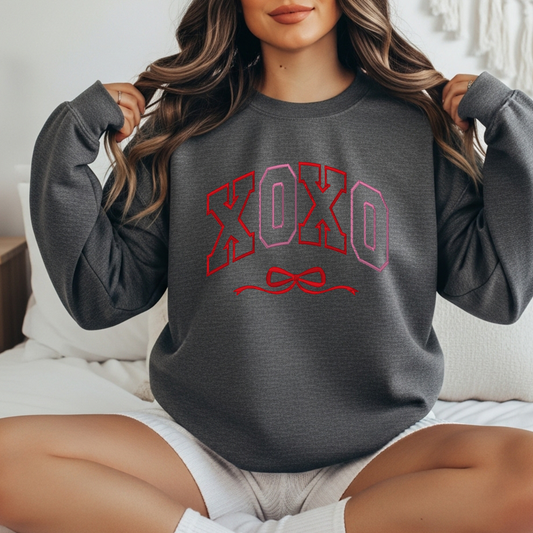 XOXO Embroidered Sweatshirt