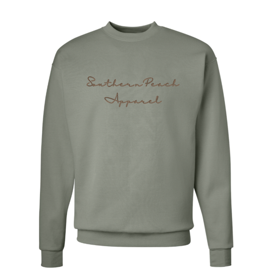 Southern Peach Apparel Embroidered Crewneck