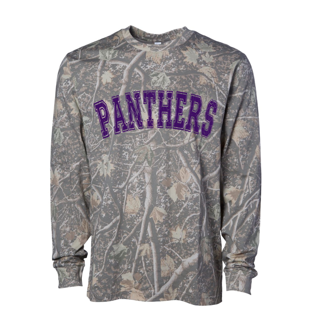 Panthers Purple Camo Sweatshirt- Adult