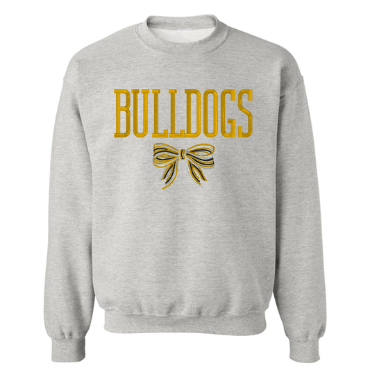 Team Spirit Bow Embroidered Top