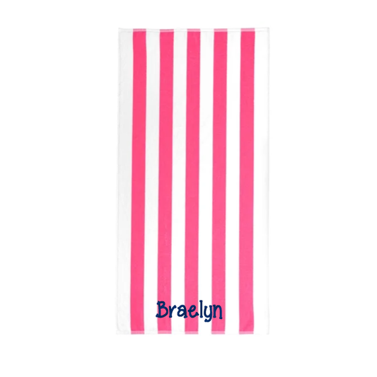 Embroidered Beach Towel