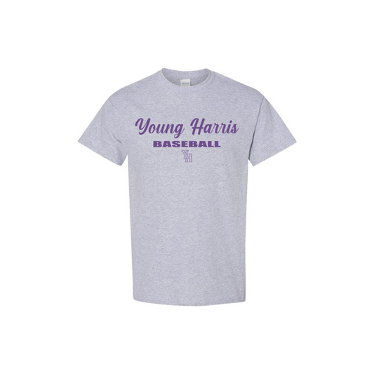 YH Purple Script Top- Adult