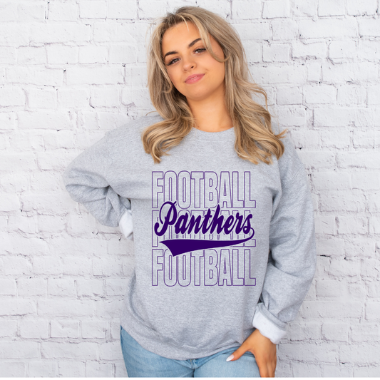 Retro Panthers Football 26- Adult