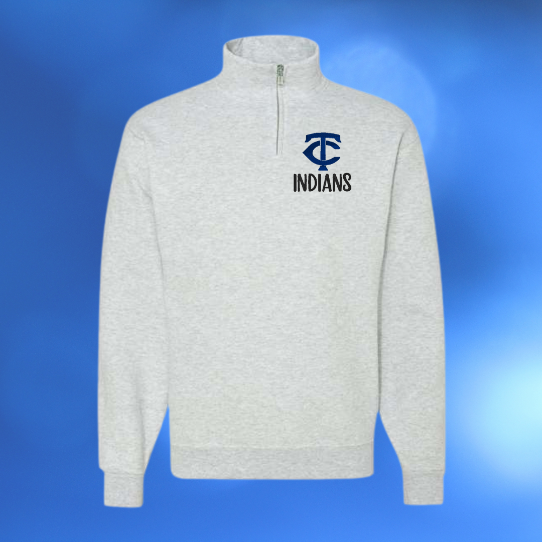Towns County Indians 1/4 Zip Pullover