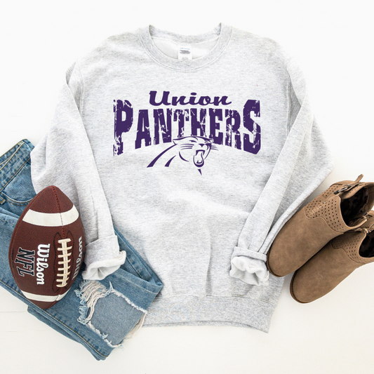 24 Union Panthers Purple Distressed- Youth