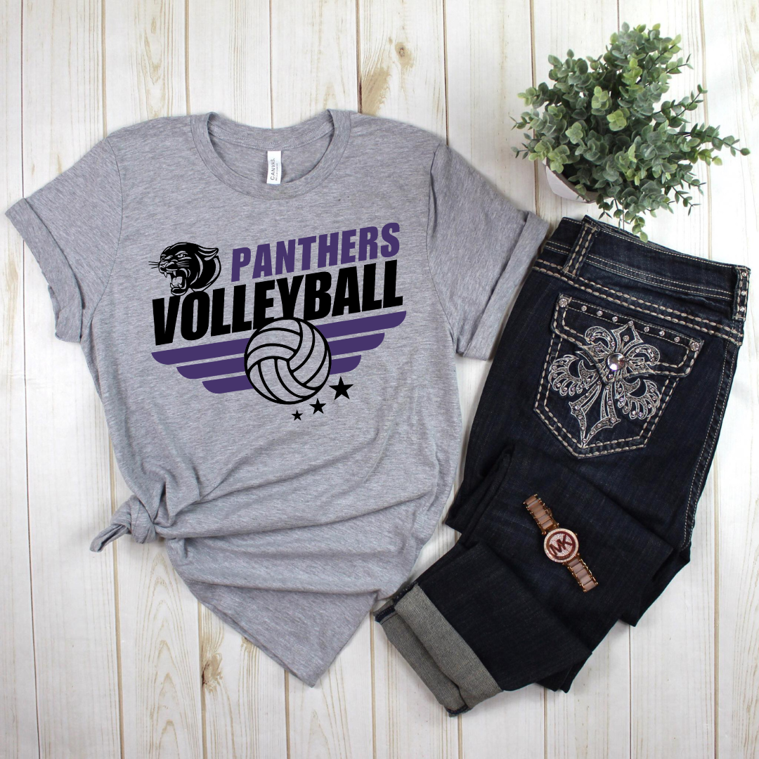 24 Retro Panthers Volleyball- Youth